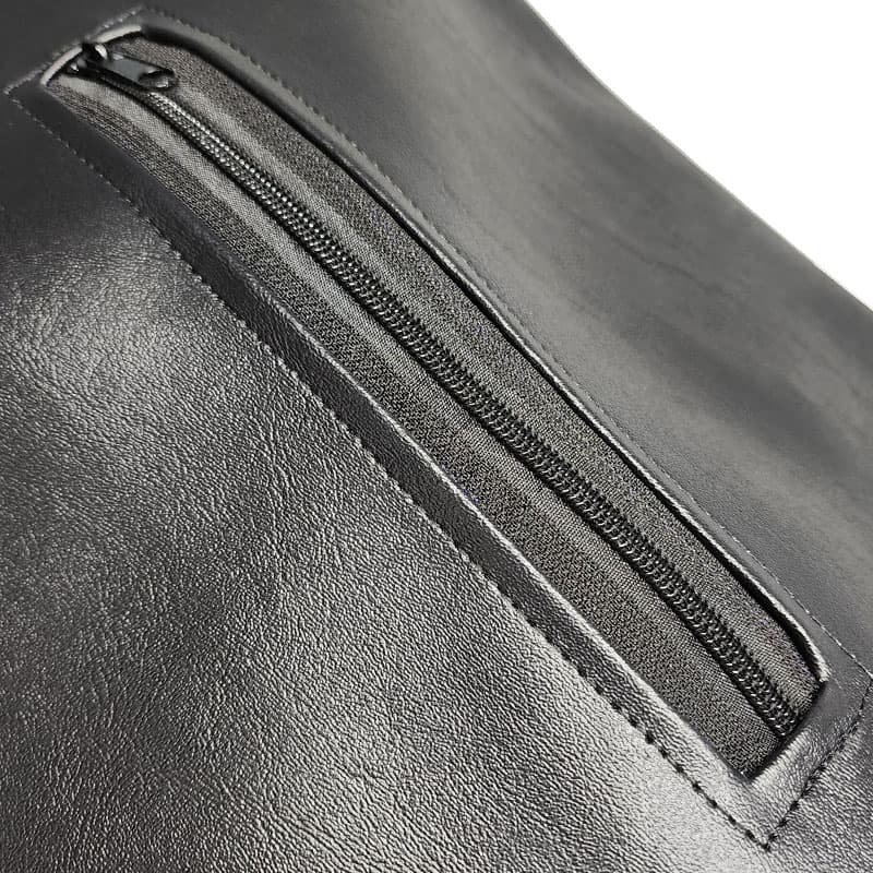 Premium zipper detail