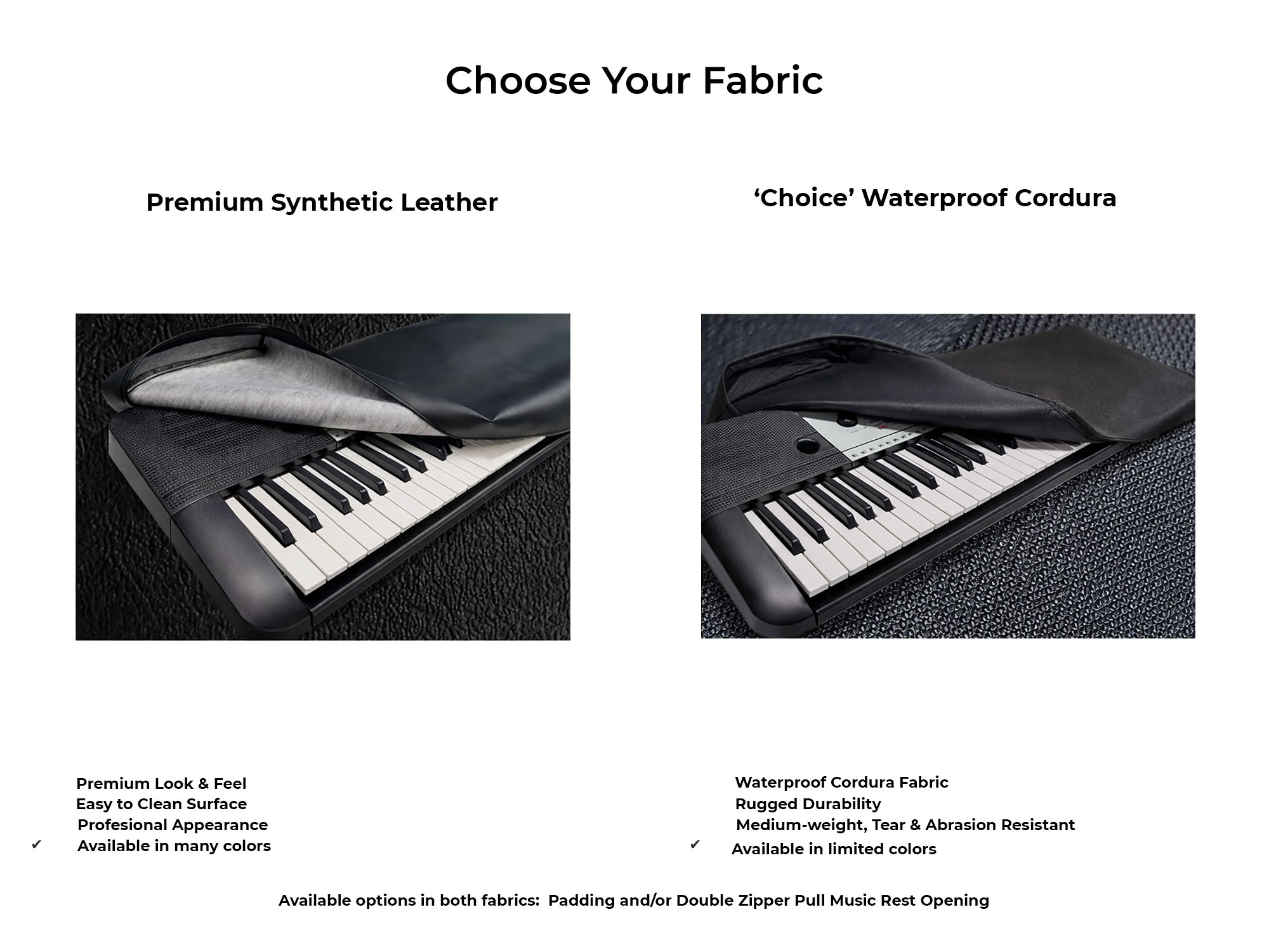 Korg Kronos 73-key Cover | Pick Color, fabric & more